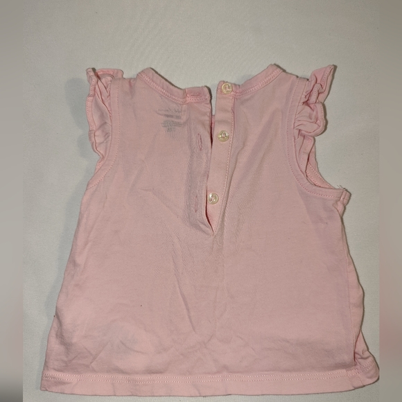 Ralph Lauren pink cable-knit cardigan and t-shirt - baby 0-3 months - Picture 5 of 5